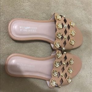 Tan sandals